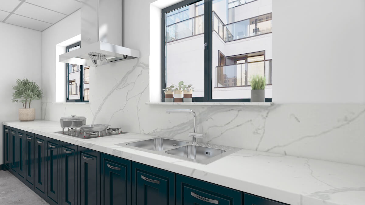 Fugen Stone Calacatta Royal Quartz - Greater London - London